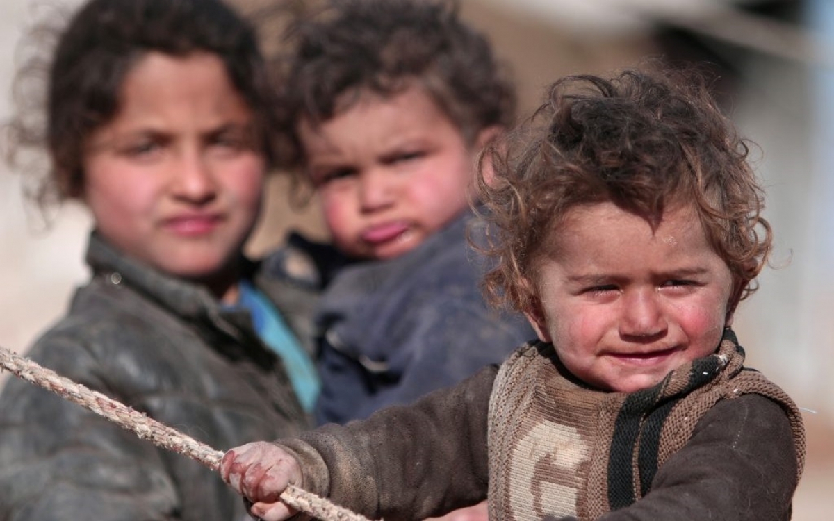 Trẻ em Syria.